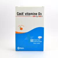 Cacit Vitamine D3 500 Mg/440 Ui, Comprimé à Sucer Ou à Croquer à MIRANDE