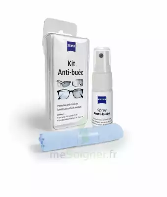 Zeiss Kit Spray Antibuée Fl/15ml + Tissu Microfibres à MIRANDE