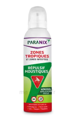 Paranix Moustiques Lotion Zones Tropicales Aérosol/125ml à MIRANDE
