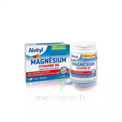 Alvityl Magnésium Vitamine B6 Libération Prolongée Comprimés Lp B/45 à MIRANDE